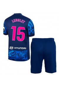 Atletico Madrid Clement Lenglet #15 Babyklær Tredje Fotballdrakt til barn 2024-25 Korte ermer (+ Korte bukser)